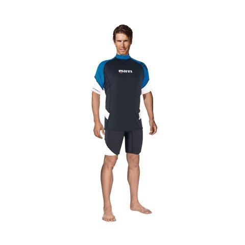Mares RASH GUARD  S/S Kısa Kol Bol Kesim Erkek L - Açık Yeşil