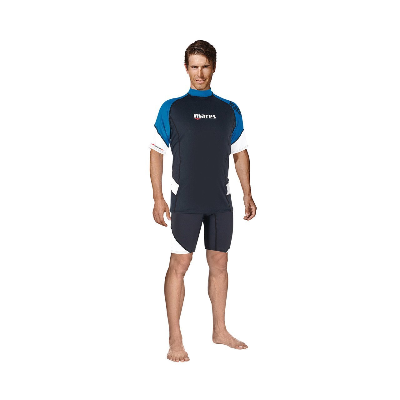Mares RASH GUARD  S/S Kısa Kol Bol Kesim Erkek XL - Açık Yeşil