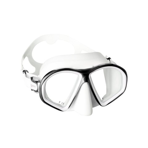Mares SEALHOUETTE Maske Beyaz/Mavi - Eco Kutu