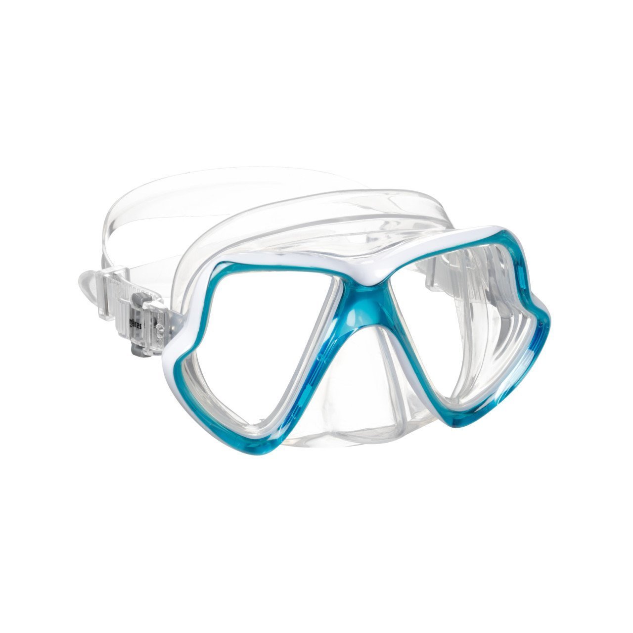 Mares WAHOO Maske Eco Kutu - Şeffaf/Açık Mavi