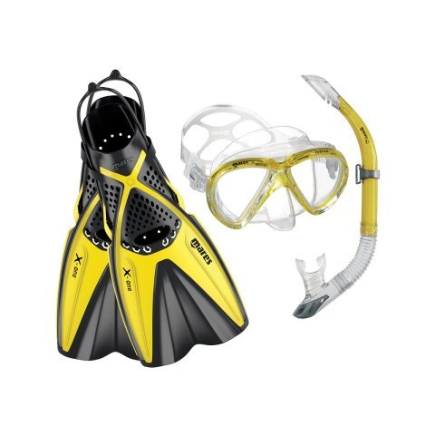 Mares X-ONE MAREA Maske Palet Şnorkel Seti S/M - Sarı