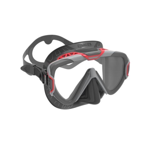 Mares PURE WIRE Maske Siyah/Kırmızı