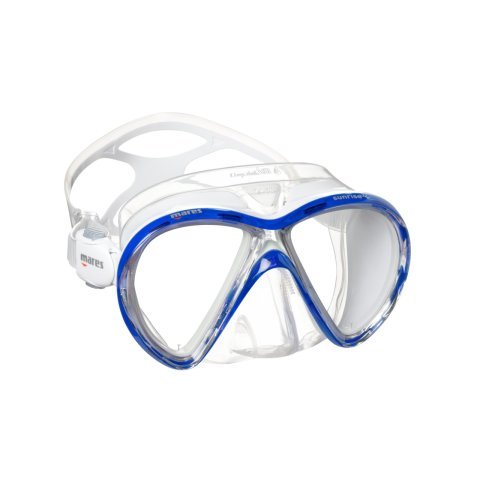 Mares X-VU LiquidSkin Sunrise Maske Şeffaf/Kırmızı