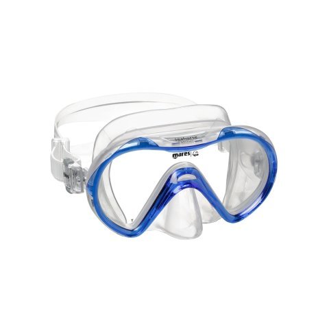 Mares SEA HORSE 8-14 Yaş Çocuk Maske İstiridye - Şeffaf/Sarı