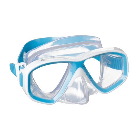 Mares PUFFER 4-7 Yaş Çocuk Maske Karton Kutu - Şeffaf/Pembe