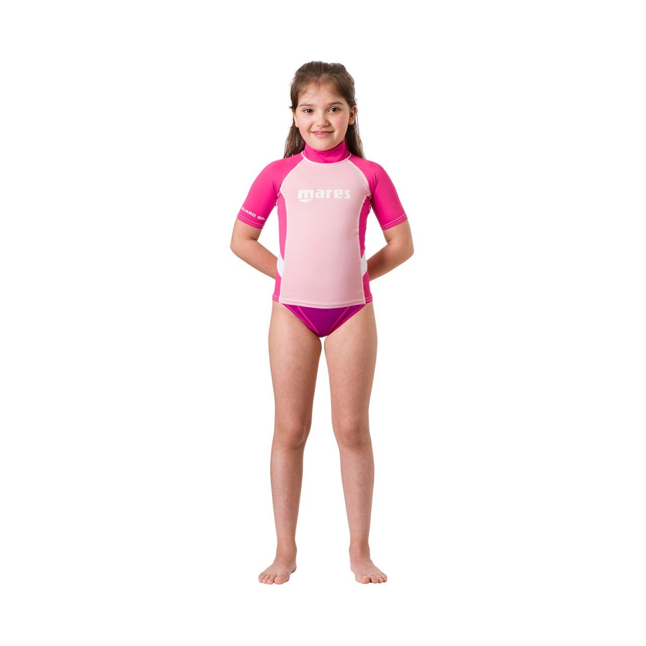 Mares RASH GUARD S/S Kısa Kol Kız Çocuk (UPF50+) XL