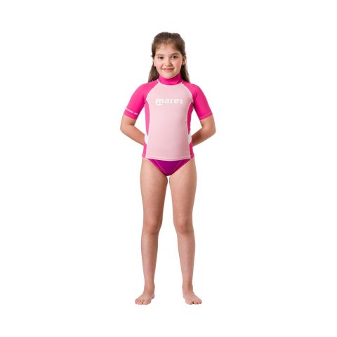 Mares RASH GUARD S/S Kısa Kol Kız Çocuk (UPF50+) XL