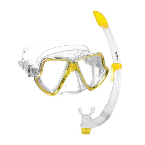 Mares WAHOO Maske Şnorkel Seti Şeffaf/Açık Mavi