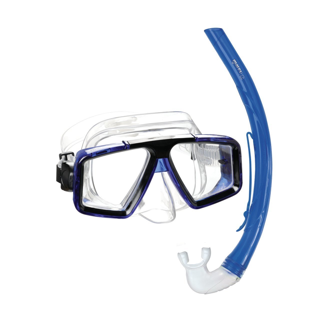 Mares STARFISH Maske Şnorkel Seti İstiridye - Şeffaf/Mavi