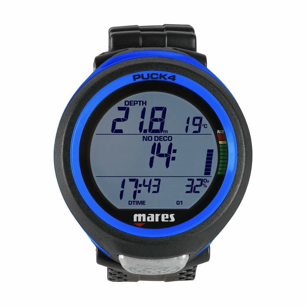 Mares PUCK 4 Dalış Bilgisayarı Siyah/Mavi